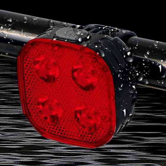 Мигалка з акумулятором на велосипед FY-328, Ліхтар для велосипеда з акумулятором, Сигнал XT-424 для велосипеда Київ