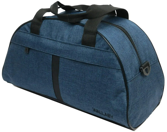 Сумка дорожня Wallaby 213 25х43 синя S213001 Київ - фото 2