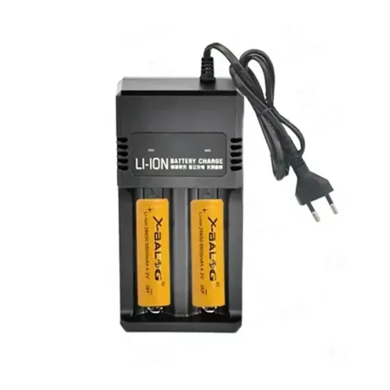 Зарядное устройство MS-282AD 220В для двух аккумуляторов 18650 с сетевым шнуром, совместимое с Li-ion 3,7В Одесса