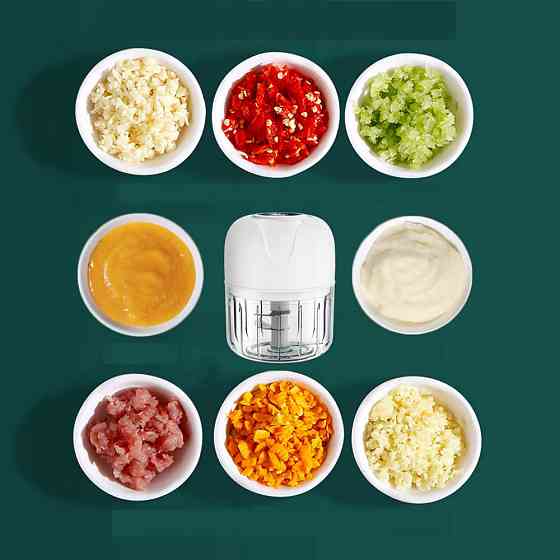 Кухонный мини измельчитель для продуктов,250мл,от USB,Белый SBR Киев