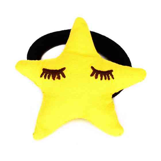 Дитяча резинка для волосся "М'які зірочки" 0300-792, 6 штук Вінниця