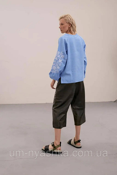 Жіноча вишиванка Орнамент джинс р.L Кривий Ріг - фото 6
