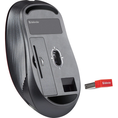 Мишка Defender Gassa MM-105 Wireless Red (52103) Вінниця - фото 5