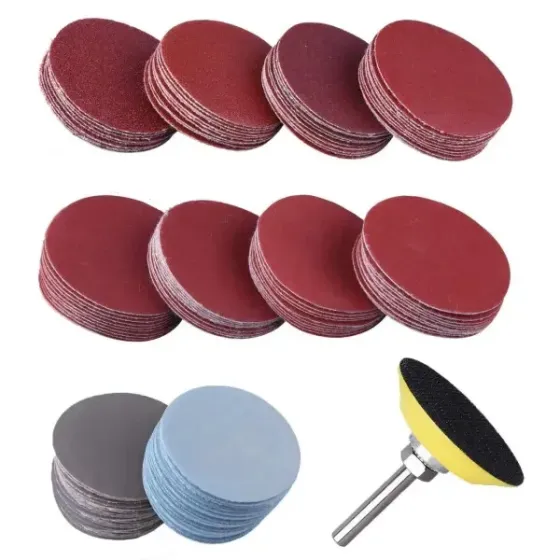 Шлифовальный диск с 100 кругами на липучке 50 мм Киев