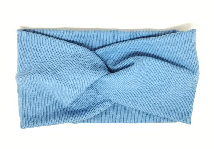 Пов'язка на голову осіння блакитна Київ - фото 1