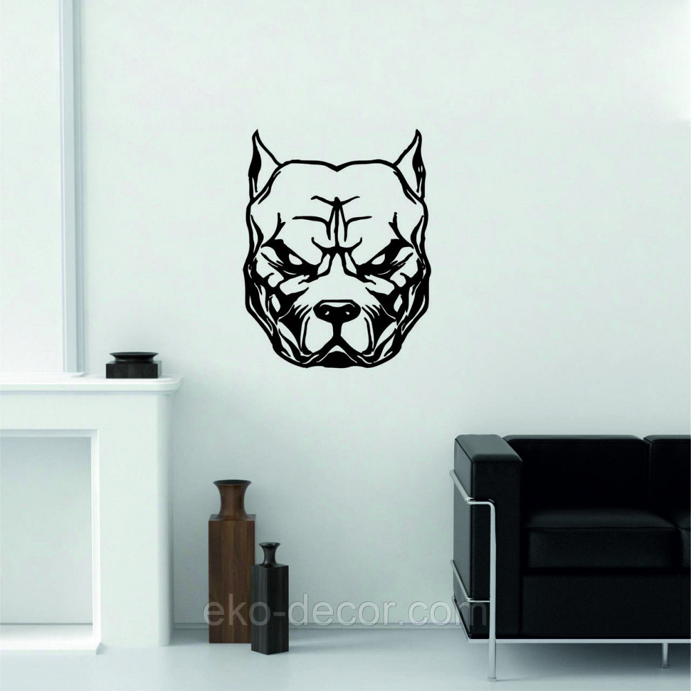 Декоративне настінне Панно «Собака», Декор на стіну 90*70 см, Чорний Київ - фото 8