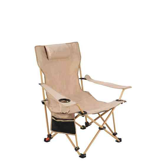 Складане крісло-шезлонг BRS-Y06, бежевий Київ