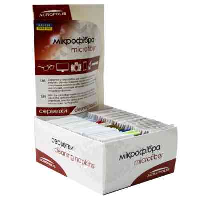 Салфетки Acropolis A-90/12 microfiber 29*22см gray, поштучно (A90-12GY) Винница