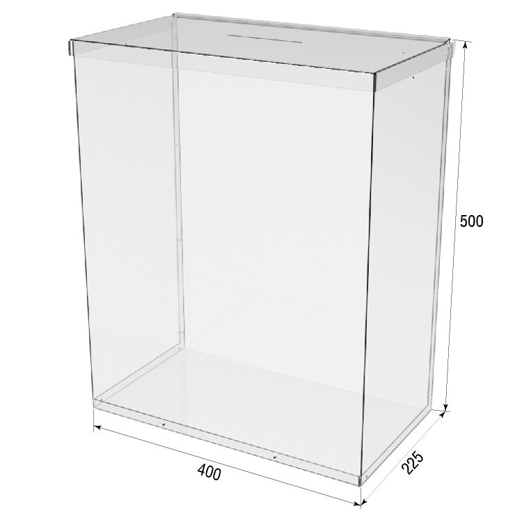 Ящик EKOSTAR без замка для пожертвований и сбора денег 400x225x500. Объем 45 литров Киев - изображение 3