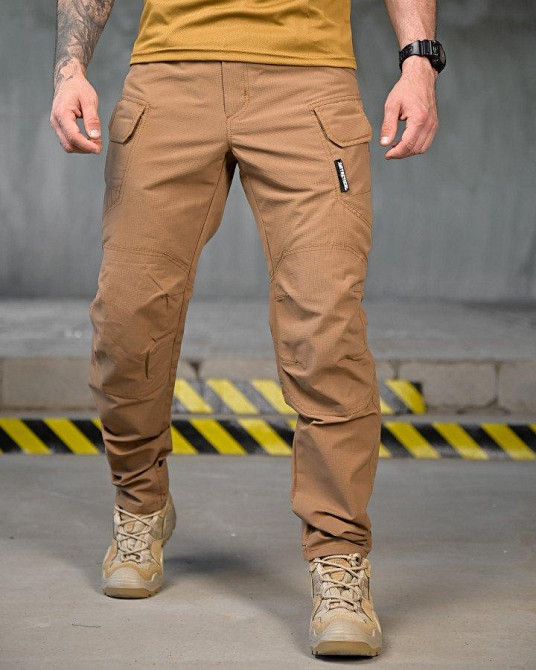 Летние эластичные тактические штаны tarzan  coyot ПП7747 Одесса - изображение 8