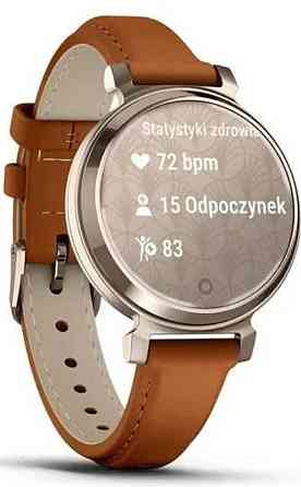 Часы: Garmin Lily 2 Classic Cream Gold With Tan Leather Band. Харків