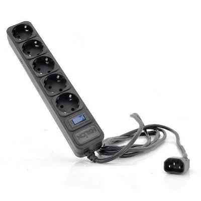 Мережевий фільтр живлення Merlion 5 розеток, 1,8 м, UPS (UPS B518) Вінниця