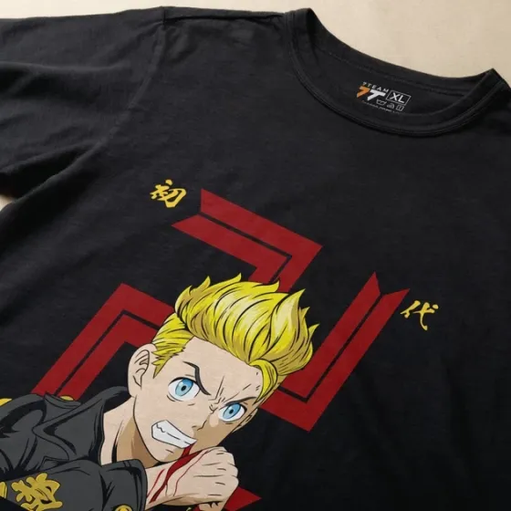 Футболка для подростка мальчика с принтом Токийские Мстители Такемичи Ханакаге Размер 160 Anime10605 Днепр