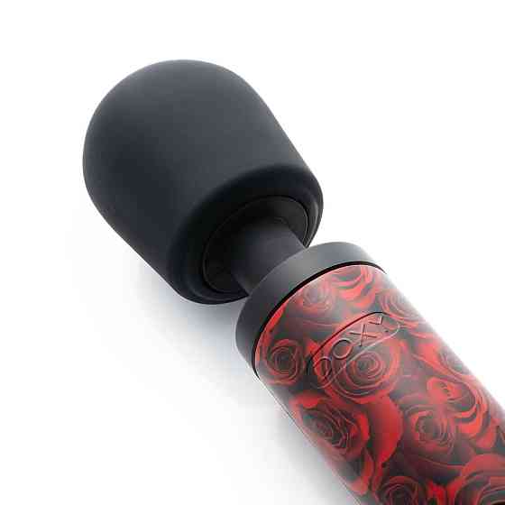 Вібромасажер DOXY Original ROSE PATTERN, дуже потужний, живлення 220В, пульсівні вібрації Sex Aura Київ