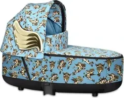 Дитяча коляска Cybex Gondola Priam 2.0 Lux Cherubs By Jeremy Scott Baby Blue Київ - фото 1