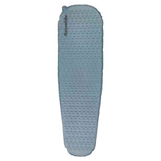 Матрац туристичний надувний одномісний  Naturehike CNK2300DZ013, 185x55x3.5 см, блакитний, овальний Киев