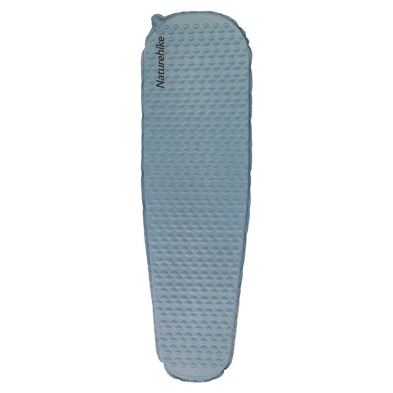 Матрац туристичний надувний одномісний  Naturehike CNK2300DZ013, 185x55x3.5 см, блакитний, овальний Київ - фото 1