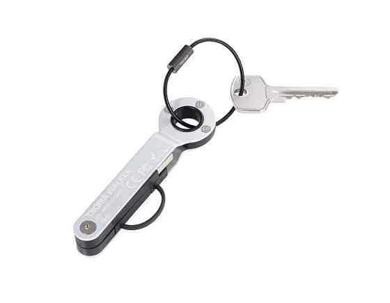 Брелок-адаптер Troika Walker USB MicroUSB метал Сірий Вінниця