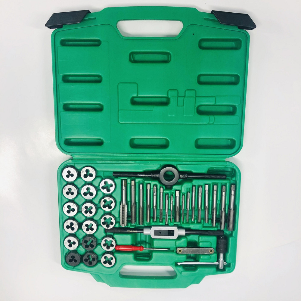Набір різьбонарізного інструменту TOPTUL 40 од. М3-М12 JGAI4001 Одеса - фото 3