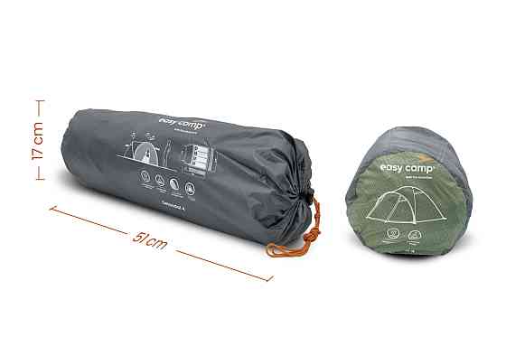 Намет чотиримісний Easy Camp Setesdal 4 (120478) Київ