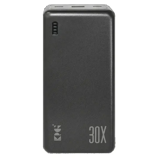 Повербанк KP KP-34 30000 мА·год 22,5 Вт швидка зарядка Power Bank з LED дисплеєм чорний Одеса