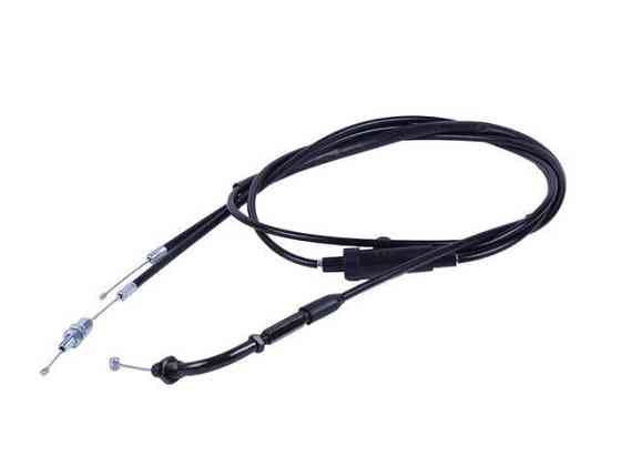 Трос газа , L-1900 мм, 2т (раздвоенный.), верх резьба, низ: 1-трос, 2-резьба Мукачево