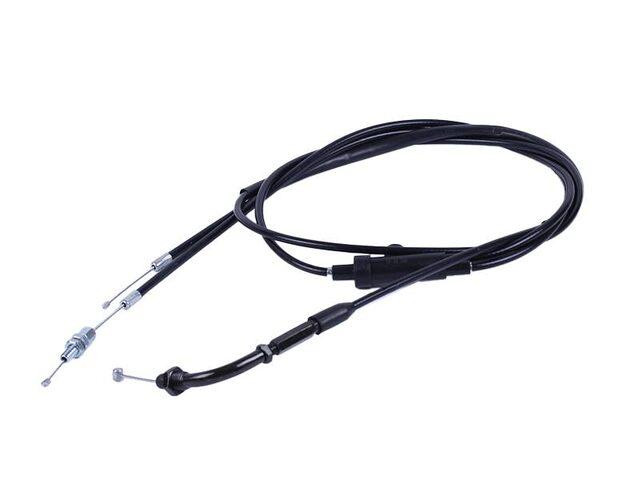 Трос газа , L-1900 мм, 2т (раздвоенный.), верх резьба, низ: 1-трос, 2-резьба Мукачево - изображение 1