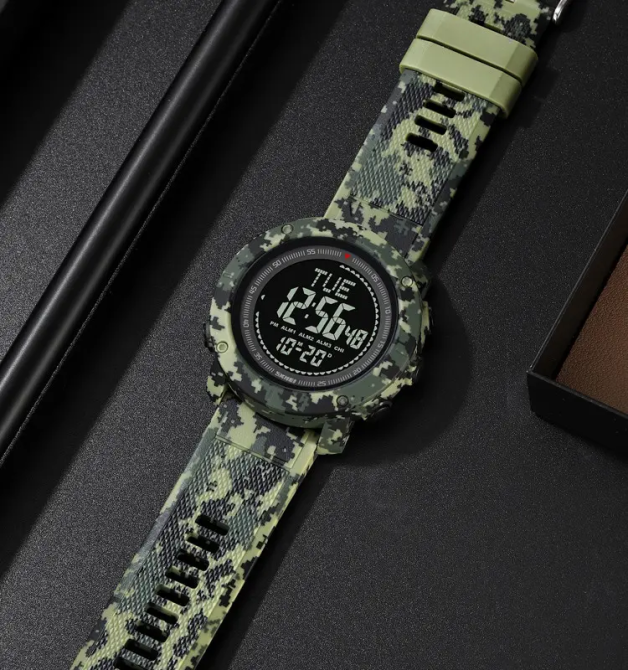 Мужские спортивные часы с компасом Skmei 2095 (Камуфляж) Винница - изображение 8