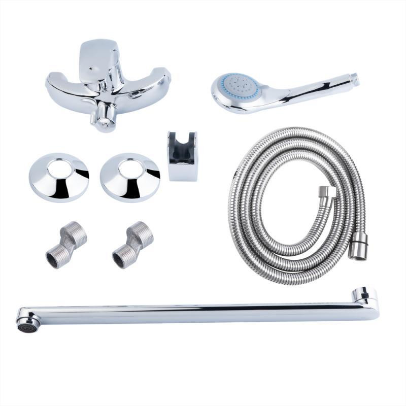 Смеситель для ванны Lidz (CRM) Mars 81 005-1 New с душевым гарнитуром (LIDZCRM8100501) Киев - изображение 5