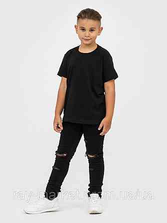 Набор базовых детских футболок 3шт Stedman Classic-T Kids для мальчиков белый/черный/красный (ST2200M-WHI-BLO-SRE) Киев