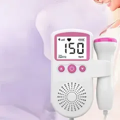 Портативный фетальный доплер, доманшный монитор сердечного ритма плода с подсветкой экрана Коломия