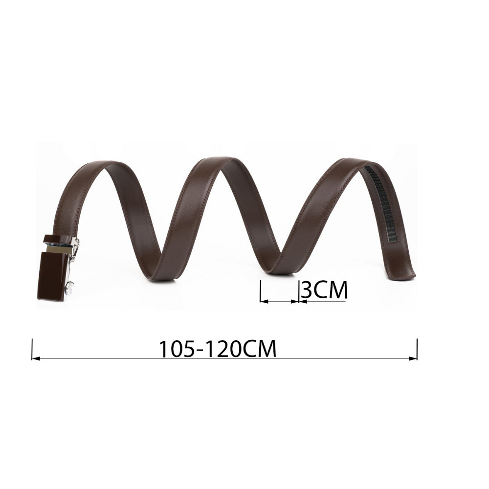 Ремінь чоловічий c прямокутною пряжкою Vintage 20311 Коричневий Київ - фото 3