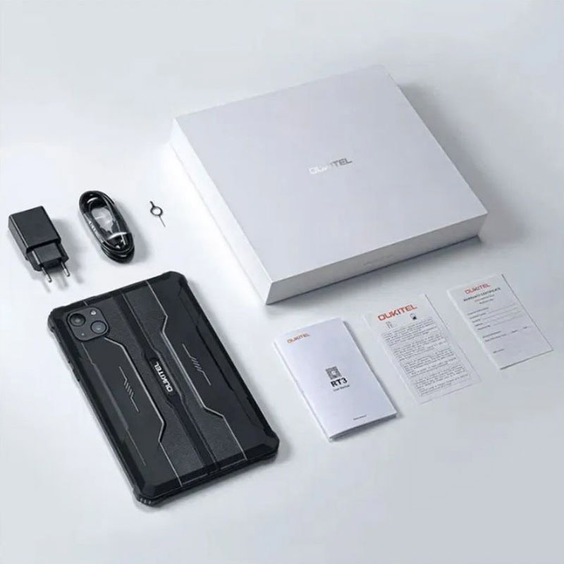 Планшет Oukitel RT3 8” HD+ /4GB/64GB/ MT6762 /5150mAh/ 16+8Мп /IP69K/ NFC / LTE Black Вінниця - фото 9