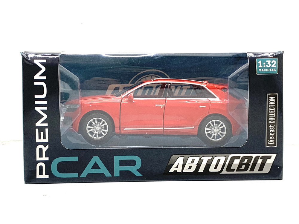 Машина Автосвіт Audi Q8 інерційна масштаб 1:32 відчиняються двері капот багажник 15 см Червона (AP-1732) Чернигов - изображение 10