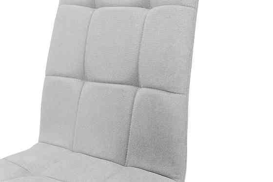 Стілець Трініті, метал чорний/ тканина світ-сіра-- Київ