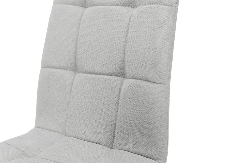 Стілець Трініті, метал чорний/ тканина світ-сіра-- Київ - фото 6