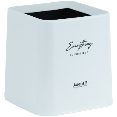 Кошик для паперів Axent Настільний контейнер для сміття, квадратний, білий (2132-21-A) Вінниця - фото 2