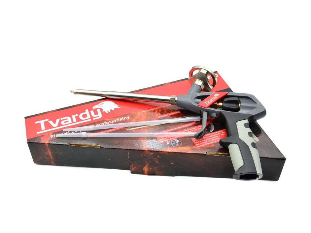 Пістолет монтажної піни "Tvardy" profi металевий Київ - фото 1