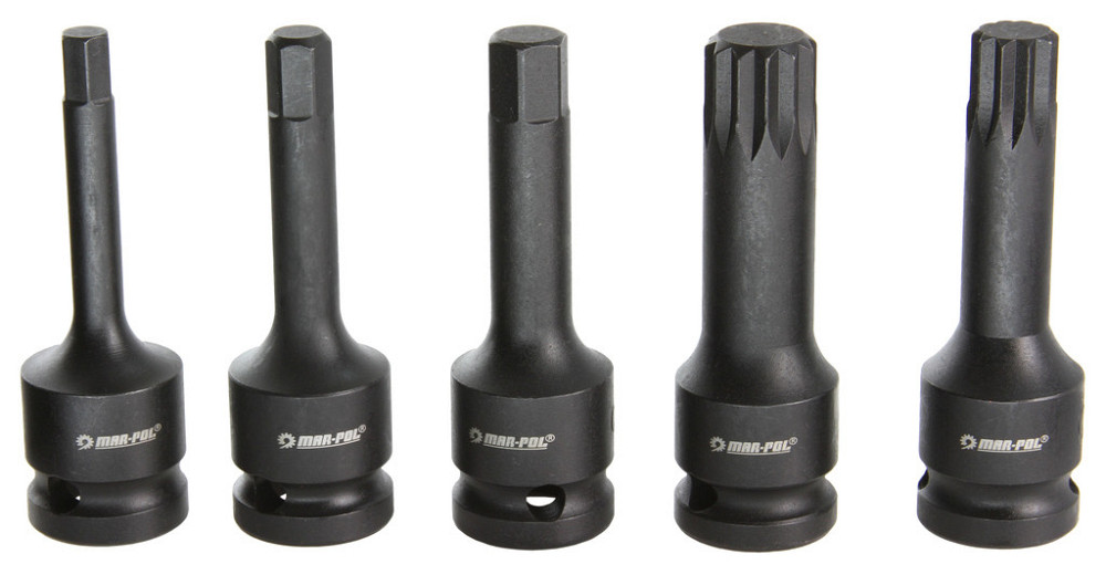 Набір спец головок для обслуговування та ремонту гальмівних супортів у кейсі Mar-Pol (M58279) Нововолинськ - фото 8