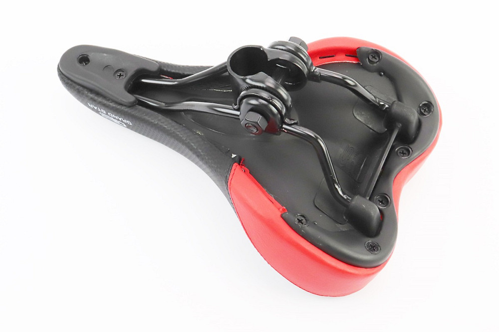 Сидіння MTB, чорно-червоне GS-589 Київ - фото 2