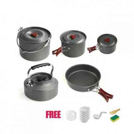 Посуда туристическая 5 в 1 Cooking Set DS-309. а232 Одесса