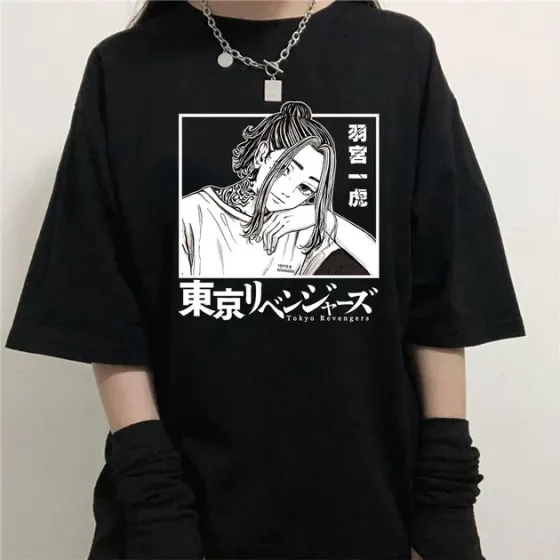 Футболка для мальчика с аниме принтом Токийськи месники оверсайз (рост от 165 до 180 ) Белый AnimeT1167m Днепр