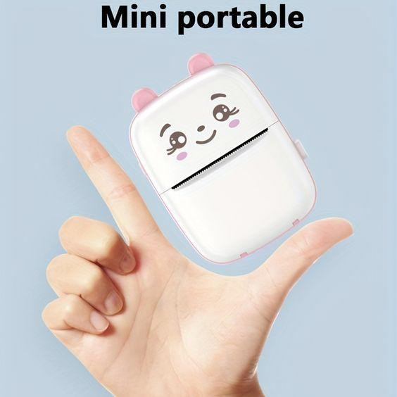 Портативний дитячий Bluetooth принтер Mini printer Mini printer CAT EARS бездротовий з термодруком Одеса - фото 8