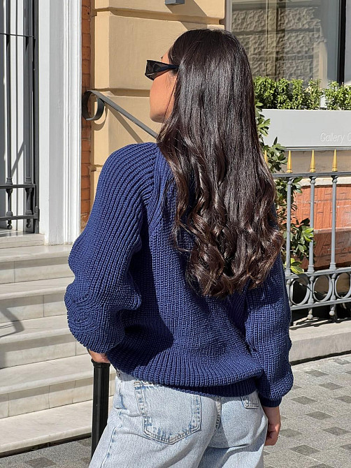 Жіночий яскравий стильний в'язаний светр.  42-48р Київ - фото 10