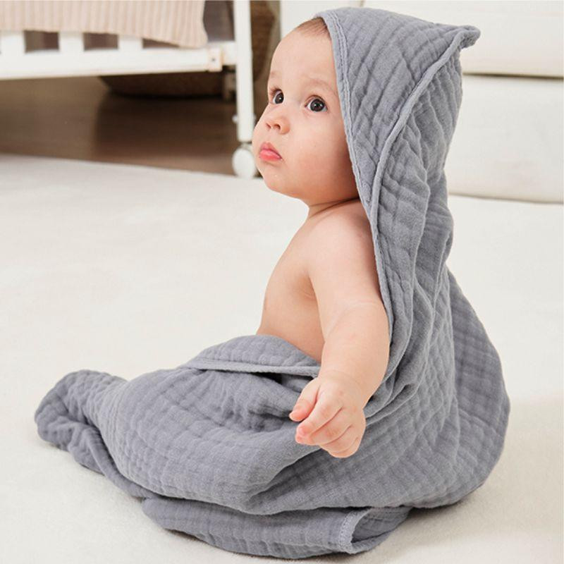 Набор полотенец детских Lovely Svi хлопок (муслин) 6-слойный, 2 шт: 80 x 80 см 0 - 2 лет Серый и Зеленый Киев - изображение 2