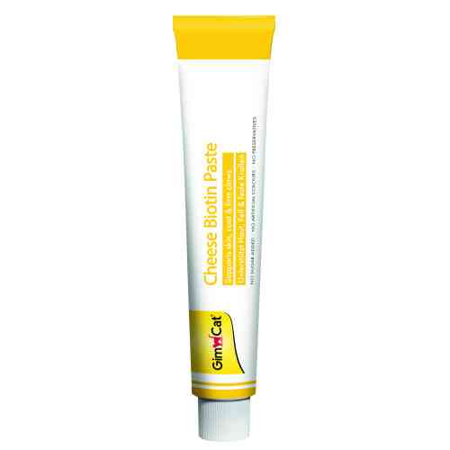 Паста GimCat Cheese Biotin Paste для котів усіх порід cирна з біотином 100г Київ