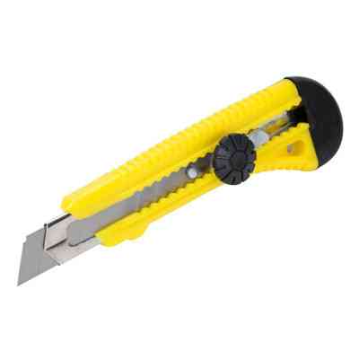 Ніж монтажний Sigma пластиковий корпус, лезо 18мм, гвинтовий замок (8211141) Вінниця