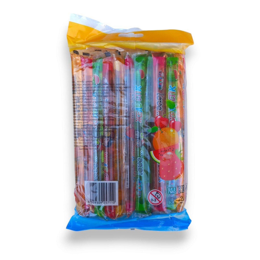 Желе в стиках Love is микс вкусов ТМ Vitaland 30 шт./уп Харків - фото 3