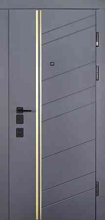 Двери входные, квартирные ABWEHR. Модель 550/551 LORENA Цвет  Антрацит серый/ Белый супермат 960 Киев