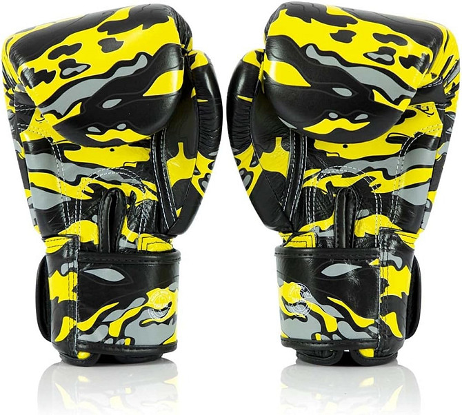 Боксерські рукавиці Fairtex BGV-ONE X STBG (натуральна шкіра) 12 унцій (бинти в комплекті) Каменское - изображение 4